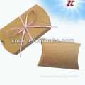 Factory Direct Sale Small Brown Kraft Paper Pillow Box